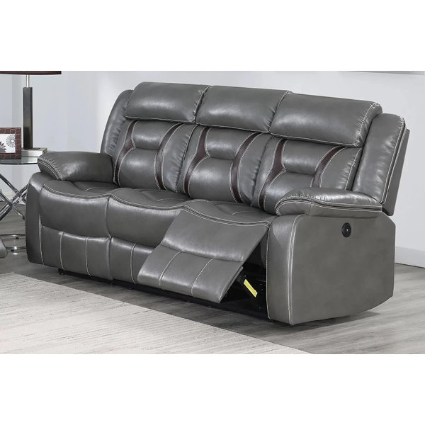 Latitude Run® Kommini 82" Pillow Top Arm Reclining Sofa Wayfair
